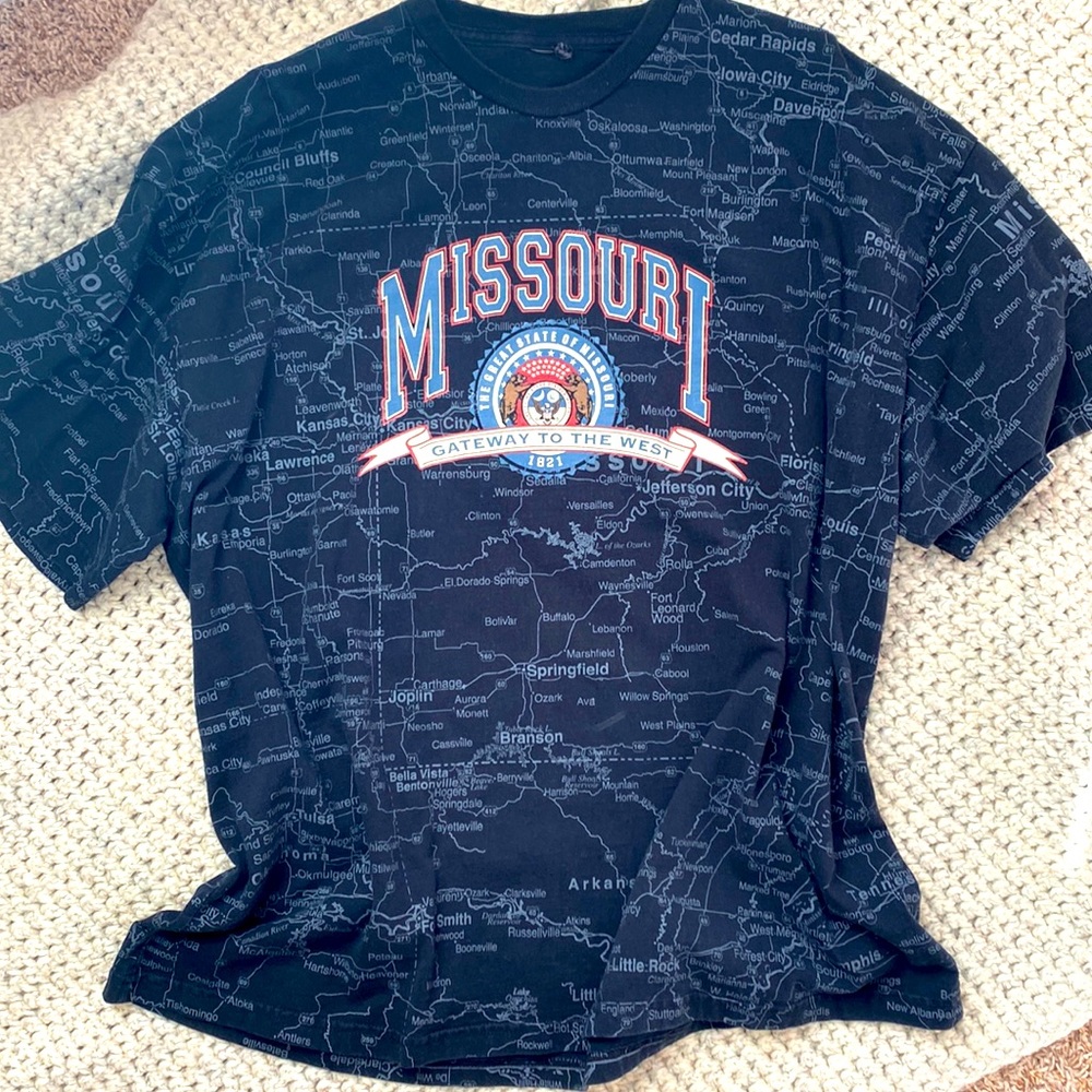 Missouri Aop Map Tee - image 1